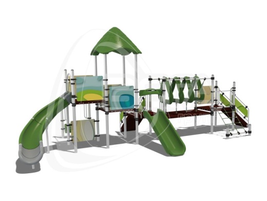 ДГ003.2.1 Детский городок "Тортуга" (серия "Papercut")