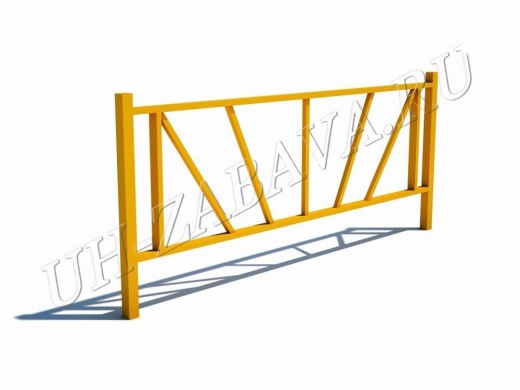 Ограждение площадки прямоугольное