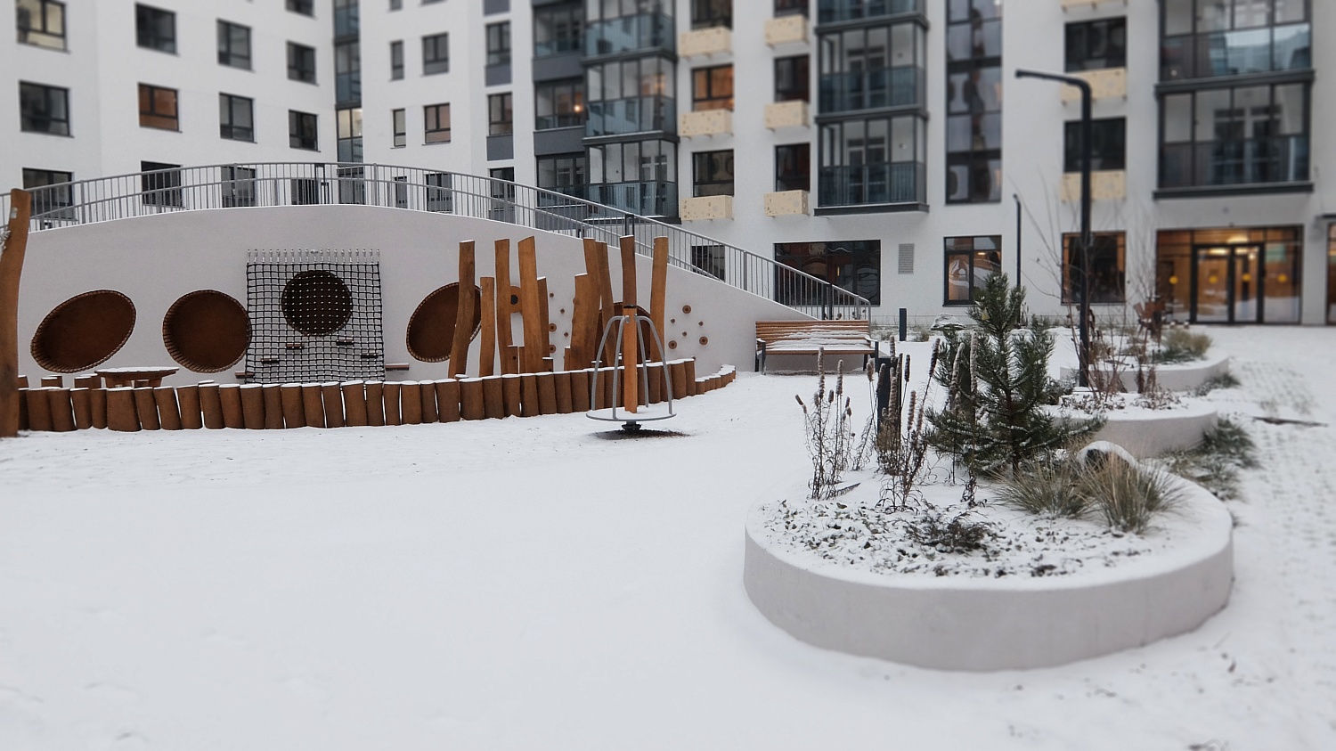 Благоустройство придомовой территории ЖК Камаполис, г. Пермь