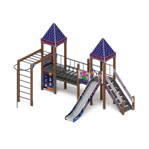 ДИК 2.18.01-03 Замок (пиксель) горка Н 1500