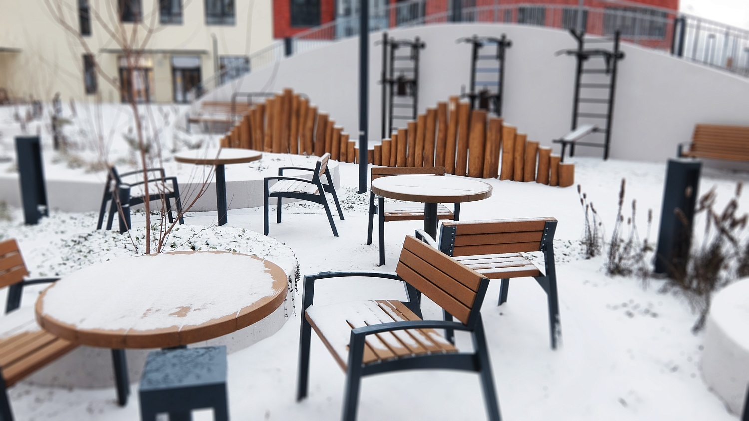 Благоустройство придомовой территории ЖК Камаполис, г. Пермь